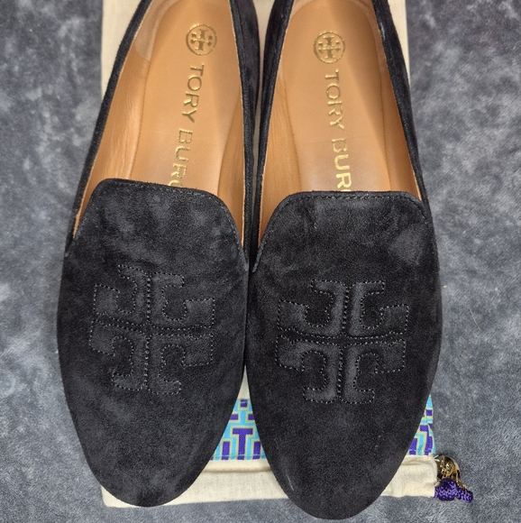 Tory Burch | Black Ruby Smoking Slippers | Size 6.5 EUC - Picture 3 of 11